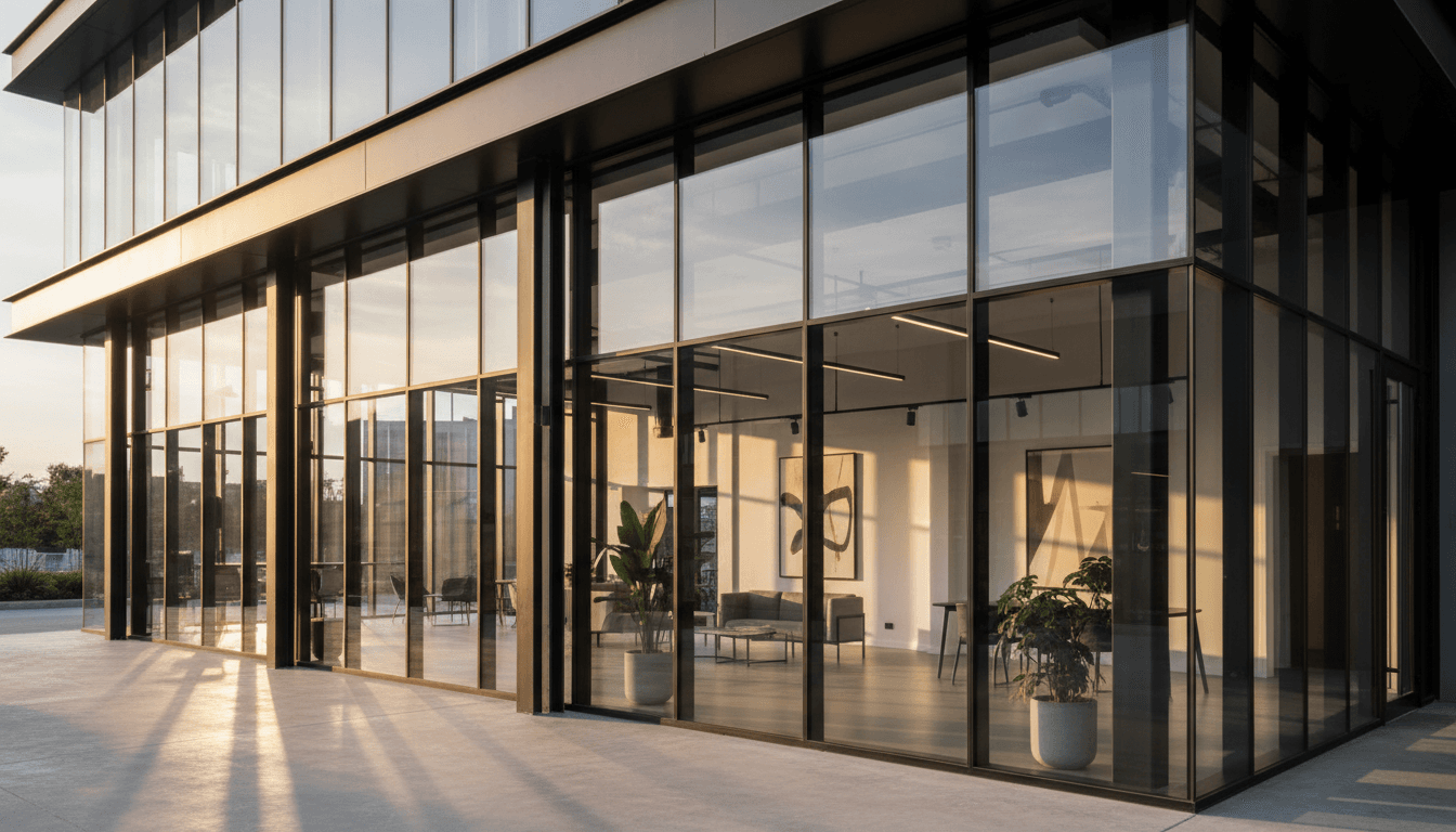 Steel building frame